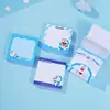 Yuemu 103129 Bloco de Notas Doraemon Original Desenho Animado Fofo Estudante Escritório Nota de Mensagem Papel de Conveniência