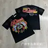 Duaa Transfronteiriça Hip-Hop Harajuku Curta Moda Streetwear Gótica Unissex Punk Casual Algodão Solta Camiseta