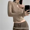 Chaquetas Outdoor Transfronterizas, Ropa Deportiva de Yoga con Cuello Alto, Ropa de Fitness, Ropa de Running y Fitness, Ropa de Yoga Ajustada para Deportes al Aire Libre