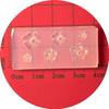 Accesorios para Arte de Uñas Molde de Silicona para Uñas DIY Hecho a Mano Popular Flor de Cinco Pétalos Flor Blanca Pequeña Rosa Crisantemo Ins Estilo Caliente