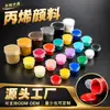 Set de Pintura Acrílica Infantil de 12 Colores 6-Conectados Pintura Artística para Manualidades Muñeco de Yeso para Colorear Pintura de Acuarela