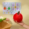 Linda Manzana de Peluche Descompresión Manzanita Juguete Sanador Compañero de Escritorio Muñeca Pareja Juguete Día de San Valentín Chino Regalo de Nochebuena
