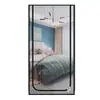 Cortina de Malla Dura Estilo Cremallera Anti-Gato Personalizada para Puertas de Seguridad, Prevención de Mosquitos en Interiores, Amigable con Mascotas, Instalación sin Clavos, Ventilación