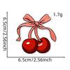 Fruta Fresa Cereza Venta al por Mayor Calcomanías de Tela Accesorios Decorativos Lindo Infantil Dibujos Animados Parche Bordado Joyería Parche Bordado Eléctrico