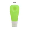 Frasco Dispensador de Silicone com Ventosa, Frasco Borrifador Portátil Tipo Squeeze com Mangueira, Kit de Viagem