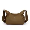 Bolsa Casual Simples para Mulheres, Novo Estilo Transfronteiriço, Grande Capacidade, Bolsa de Ombro de Nylon para o Dia a Dia, Estilo Coreano, Bolsa Transversal Leve e Versátil