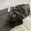 Bolso de Mano con Combinación de Colores Retro para Mujer 2025 Nueva Moda Simple Versátil Bolso Cuadrado Pequeño Bolso de Hombro Único de Gama Alta Bolso Cruzado