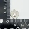 Puxador de Zíper Platinum Destacável em Estoque com Borboleta Cravejada de Diamantes e Pingente em Formato de Círculo para Bolsas e Acessórios de Vestuário