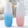 Vaso de Cerâmica Pequeno Fresco Hidropônico Vidro Transparente Arranjo de Flores Simples Branco Moderno Escandinavo Sala de Estar Decoração de Casa Enfeites