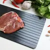 Tabla de Descongelación Rápida L/M/S Tabla de Descongelación Rápida de Alimentos, Carne, Frutas Tabla de Descongelación de Aluminio Herramienta de Cocina Multifuncional