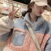 Suéter de moda otoño e invierno 2021 suelto engrosado lana de cordero invierno Nuevo traje adelgazante mujeres modernas ins