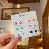 Pendientes para Estudiantes Mujeres, Pendientes Sencillos Estilo Coreano Macaron Mariposa, Pendientes Frescos y Dulces Margarita Pequeña, Set de Una Semana
