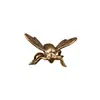 Adornos de Escritorio de Abeja Pequeña de Latón Sólido Igual que Insecto Abeja Artesanías de Talla de Bronce Ceremonia del Té Adornos Mascota de Té Adornos de Bronce Antiguo