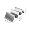 Estante para Burritos de Acero Inoxidable 430 Transfronterizo Estante para Panqueques Tucker Estante para Rollos de Pollo de 3 Compartimentos Bandeja Ondulada para Tortillas
