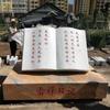 Libros de Talla de Piedra Grabado Libros de Piedra Campus Blanco Jade Blanco Libros Regalos para Estudiantes Graduados de Escuela Recuerdos Alma Mater