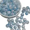 Dingyi 10mm Resina Luna Fría Yu Jian Shan Destello Fino Resaltado Galvanizado Agujero Recto Cuentas Sueltas DIY Cadena de Teléfono Móvil Accesorios de Joyería