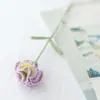 Ramo Tejido de Lana Girasol Margarita Flor Artificial Nomeolvides Rosa Crochetada Tulipán Flor Artificial Producto Terminado