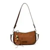 Bolsa de Ombro Única Versátil de Alta Qualidade com Textura Estilo Coreano para Uso Diário Feminino 2026 Nova Bolsa Transversal Simples Bolsa de Dumpling