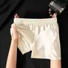 Venda Direta da Fábrica Calça Seta de Cetim Masculina Solta Roupa Íntima Seda Gelada Respirável Pijama de Luxo Roupão Masculino