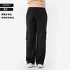 Jeans Cargo Sueltos de Cintura Alta para Mujer, Estilo Nuevo Europeo y Americano, Adelgazantes, Levanta Glúteos, Transpirables, Adecuados para Uso al Aire Libre, Pantalones Casuales de Tallas Grandes