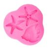 Molde de Silicone Cavalo-Marinho, Concha, Estrela-do-Mar, Molde para Decoração de Bolo de Fondant e Chocolate, Molde DIY para Assar