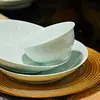 Cuenco de Arroz Celadón para Uso Doméstico Modelo Nuevo 2025 Set de Vajilla de Alto Valor Apto para Microondas Cuenco para Fideos Cuenco de Arroz Set de Vajilla Celadón