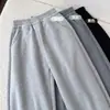 Calça de agasalho infantil transfronteiriça Bumier, estilo coreano, com bolsos, casual, modelagem solta, espessa, calça de moletom infantil quente