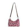 Bolso Relleno Otoño e Invierno Textura Peluda Bolso Cruzado para Mujer 2025 Moda Tendencia Estilo Coreano Bolso Versátil Bolso de Cadena para la Axila para Mujer