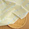 Algodón 40 Hilos Popelina Cuadros Coreanos Floral Ligero Vestido Camisa Falda Larga Tela para Niños
