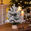 Novo estilo nórdico mini simulação nobesson mesa de jantar árvore de natal casa pequenas decorações de mesa enfeites de árvore