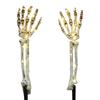 Lâmpada de Chão Caveira Fantasma Mão Fantasma Brilhante de Halloween Decoração de Atmosfera para Jardim Interno Festival Fantasma Adereços de Arranjo Fantasma Luminoso