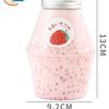 Botella de té frío con colador nai botella de té de copo de nieve botella de té de frutas botella de té frío botella de té con leche de moda botella de plástico para jugo de mascotas