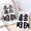 4cm+2,5cm Formato de Coração Versátil Tinta de Borracha Tom Terra Pequeno e Médio Clip de Cabelo Combinado Venda Quente Transfronteiriça Conjunto