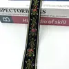 Nuevo estilo étnico canasta de flores cinta jacquard accesorios para ropa cinta de flores pequeñas multicolor de 3 cm de ancho materiales para joyería