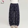 Calça Casual de Outono para Meninas 2026 Nova Solta Confortável Versátil para o Dia a Dia Desenho Estampado Integral Calça Solta de Banana