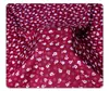 Tecido de seda coreana de alta qualidade Tecido com estampa floral pequena Vestido saia pequena Tecido de chiffon fresco feminino Qipao