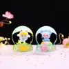 Nova Bola de Cristal de Bebê Chorando Desenho Animado Fofo Caixa Surpresa Criativa Luz Noturna Brilhante Decoração de Mesa Presente de Feriado