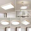 Protección Ocular de Espectro Completo Luz Principal de Sala de Estar 2025 Nuevo Estilo Popular Estilo Crema Rectangular Luz de Techo Toda la Casa Lámparas Zhongshan