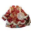 Traje de Año Nuevo para Niña en Stock, Nuevo Estilo de Invierno Traje Tang, Vestido de Cumpleaños, Vestido Cheongsam Hanfu de Año Nuevo Chino para Niña Pequeña