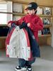 Chaqueta de Invierno para Niños 3 en 1 Desmontable Otoño e Invierno 2025 Modelo Nuevo Infantil de Invierno Cálida con Forro de Forro Polar