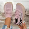 Zapatos para mujer 2026 nuevo modelo mocasines sin cordones versátiles transfronterizos de verano finos transpirables zapatos casuales zapatos de talla grande