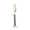 Cuchillo y Tenedor Cuchara de Acero Inoxidable con Mango de Madera Imitación al por Mayor Vajilla para Comida Portuguesa Occidental Vajilla con Grano de Madera Vajilla con Mango de Clip Vajilla Japonesa