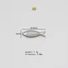 Accesorios de Colgante Pequeño de Peces de Acero Inoxidable, Mini Ballena, Delfín, Colgantes de Cola de Pez Tropical, Accesorios para Bolsos con Temática Oceánica