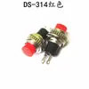Interruptor de Botão Pequeno 10mm Ds-316 Ds-314 Não Travante Auto-Retornável Interruptor de Botão para Campainha Alto-falante