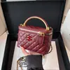 Bolso Caja Bordado Acolchado de Diamantes Estilo Pequeño Fragante Transfronterizo Bolso Cruzado Cuadrado Pequeño de Moda Bolso de Mano con Cadena