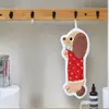 Perro Dachshund Lindo Bordado Dibujo Animado Toalla Colgante Sin Pelusa Fuerte Absorbente Cocina Baño Pañuelo Trapo