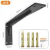 Soporte Triangular Engrosado Estante de Ángulo de Hierro Soporte para Gabinete de TV Acero Inoxidable Soporte de Carga Accesorios de Ferretería para Estantes
