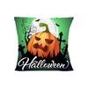 Funda de Almohada de Calabaza de Halloween Transfronteriza, Funda de Almohada de Terciopelo de Piel de Durazno Impresa por Ambos Lados, Regalo Navideño para Sofá Nórdico