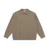 Sudadera para Hombre 2026 Otoño Nueva Llegada Cuello Alto Media Cremallera Sudadera con Capucha Chaqueta Texturizada Estilo Japonés Color Sólido Ropa Exterior Moderna