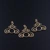 Accesorios de Joyería de Estilo Antiguo, Anillos de Alambre de Cobre Fundido con Colgantes de Borlas, Accesorios para el Cabello Hanfu, Materiales para Horquillas, Joyería de Estilo Étnico de Estilo Chino